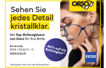 Sparen Sie -40% auf ein Zeiss-Brillenglas