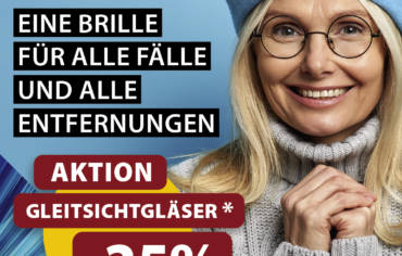 AKTION – Gleitsichtgläser -25%