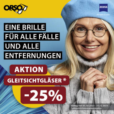 AKTION – Gleitsichtgläser -25%